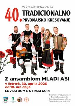 Vabilo na 40. prvomajsko kresovanje na Trški Gori