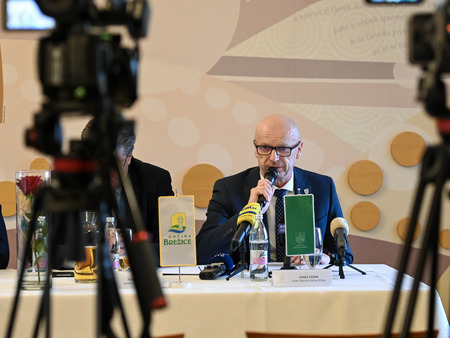 Skupna novinarska konferenca posavskih županov