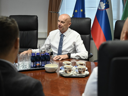 Sprejem gostov iz pobratene Bajine Bašte 
